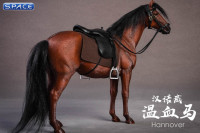 1/12 Scale brown Hanoverian Horse