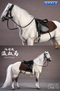 1/12 Scale grey Hanoverian Horse