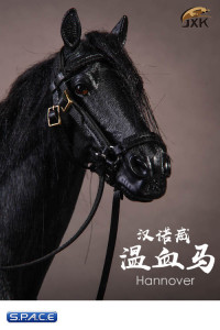 1/12 Scale black Hanoverian Horse