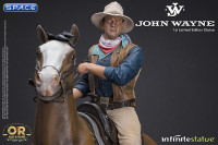 John Wayne on Horse Old & Rare Statue (Hondo)