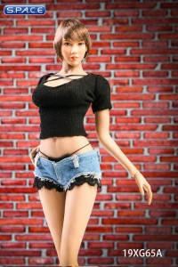 1/6 Scale Hot Pants with black Top