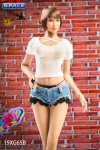 1/6 Scale Hot Pants with white Top