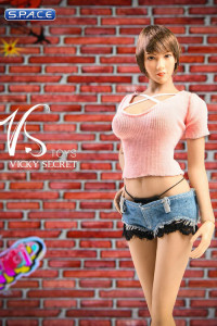 1/6 Scale Hot Pants with pink Top