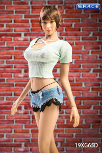 1/6 Scale Hot Pants with green Top