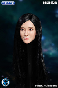 1/6 Scale Misaki Head Sculpt (long black hair)