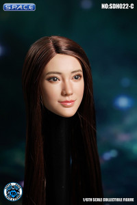 1/6 Scale Misaki Head Sculpt (long brown hair)