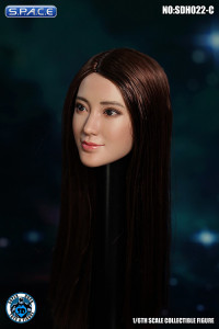 1/6 Scale Misaki Head Sculpt (long brown hair)