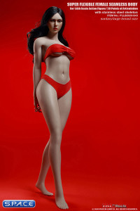 1/6 Scale female super-flexible seamless suntan Body with large breast and head sculpt