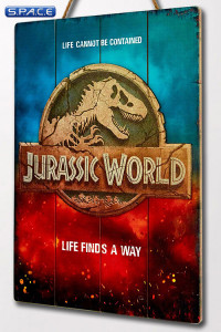 Jurassic World »Life finds a Way« WoodArts 3D Print