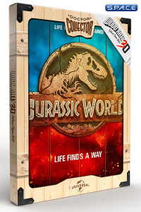 Jurassic World »Life finds a Way« WoodArts 3D Print