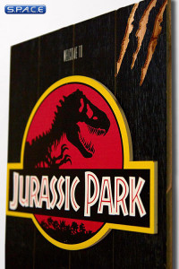 Jurassic Park Welcome WoodArts 3D Print