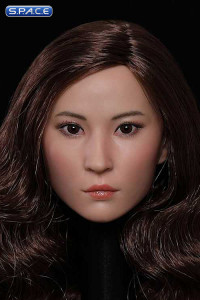 1/6 Scale Alexandra Head Sculpt (long brown curly hair)