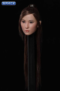 1/6 Scale Alexandra Head Sculpt (brown pony tail and bangs)