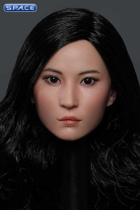 1/6 Scale Alexandra Head Sculpt (long black curly hair)