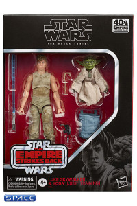 6 Luke Skywalker & Yoda Jedi Training 2-Pack (Star Wars - The Black Series)