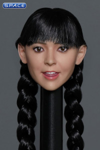 1/6 Scale Sue Head Sculpt (long black hair with braid)