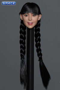 1/6 Scale Sue Head Sculpt (long black hair with braid)