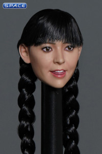 1/6 Scale Sue Head Sculpt (long black hair with braid)