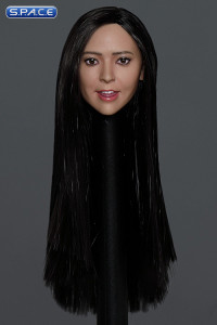 1/6 Scale Sue Head Sculpt (long black hair)