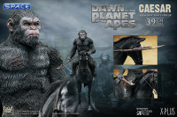 Caesar with Spear Mixed Media Statue (Dawn of the Planet of the Apes)