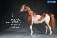 1/6 Scale Arabian Horse (red & white)