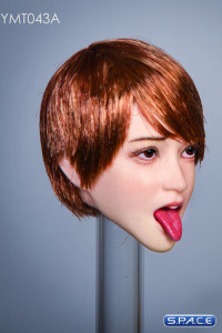 1/6 Scale Yui Head Sculpt (copper hair)