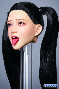 1/6 Scale Yui Head Sculpt (black hair)