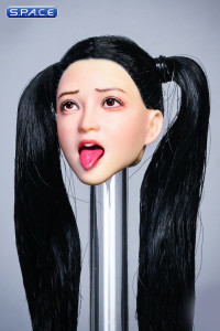 1/6 Scale Yui Head Sculpt (black hair)