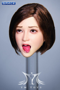 1/6 Scale Yui Head Sculpt (brown hair)