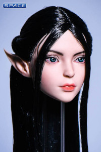 1/6 Scale Ilmare Head Sculpt (black hair)