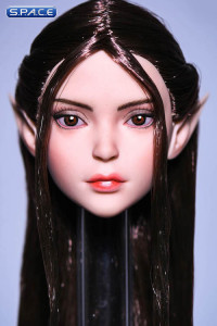 1/6 Scale Ilmare Head Sculpt (dark brown hair)