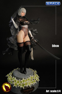 Female Android Statue - black Version