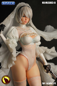 Female Android Statue - white Version