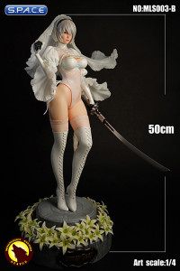 Female Android Statue - white Version