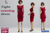 1/6 Scale Tight Evening Dress (red)