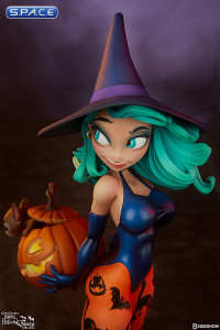 Pumpkin Witch Statue (Chris Sanders Happy HallowQueens Collection)