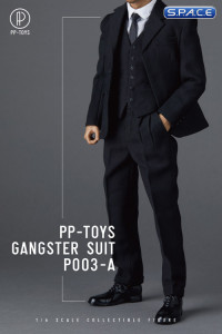 1/6 Scale Tweed Suit Set (black)