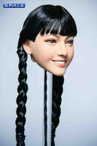 1/6 Scale Airi Head Sculpt (black hair with braids)