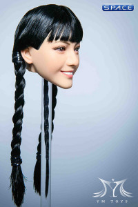 1/6 Scale Airi Head Sculpt (black hair with braids)