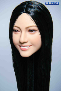 1/6 Scale Airi Head Sculpt (long black hair)