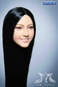 1/6 Scale Airi Head Sculpt (long black hair)