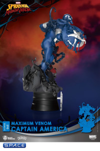 Maximum Venom Captain America Diorama Stage 065 (Marvel)