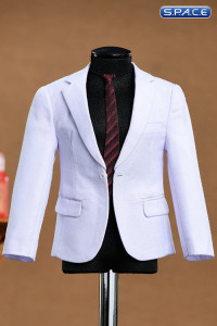 1/6 Scale Narrow Shoulder One-Button Suit Set (white)