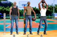 1/6 Scale Tank Top & Jeans Set (black)