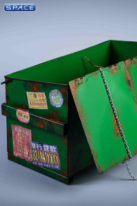 1/6 Scale Trash Container (green)