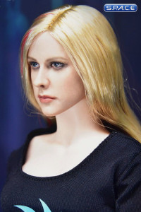1/6 Scale Avril Head Sculpt (blonde hair)