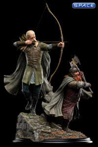 Legolas & Gimli at Amon Hen Statue (Lord of the Rings)