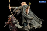 Legolas & Gimli at Amon Hen Statue (Lord of the Rings)