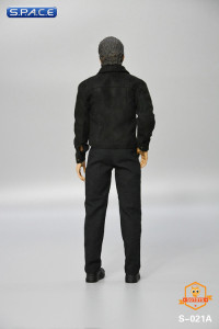 1/6 Scale Mens casual denim Set (black)