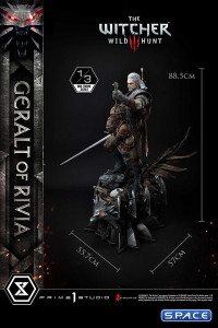 1/3 Scale Geralt of Rivia Deluxe Version Museum Masterline Statue (The Witcher 3: Wild Hunt)